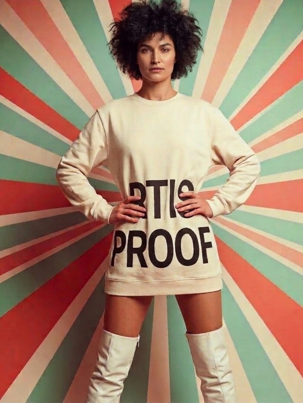 Organic COTTON Speaking Garments Artist Proof UNISEX Sweatshirt